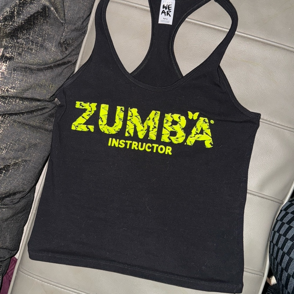 Size small Zumba instructor tank top